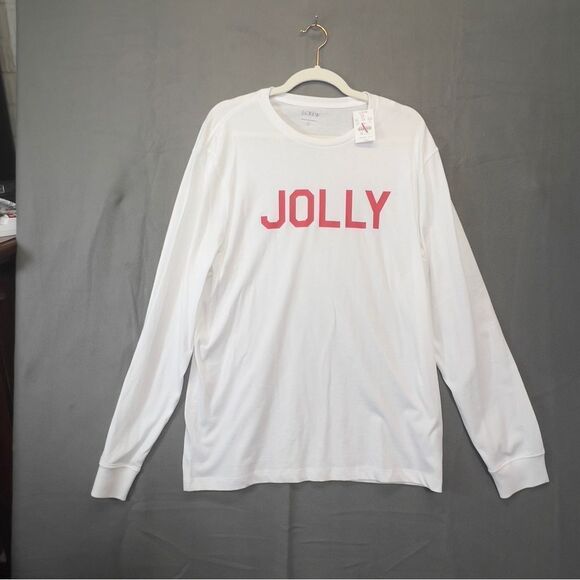 NWT! J.Crew long sleeve "jolly" graphic tee - Picture 2 of 13